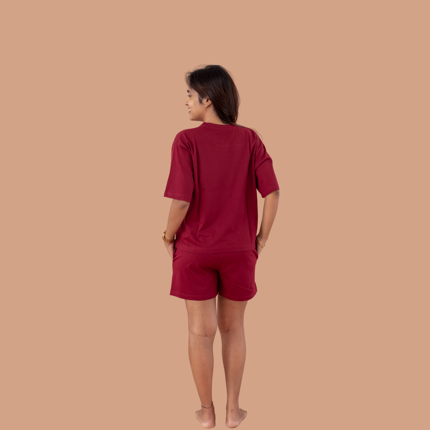 Serial Chiller - Oversized co-ord | 100% Biowash Cotton | Relaxed Women Loungewear