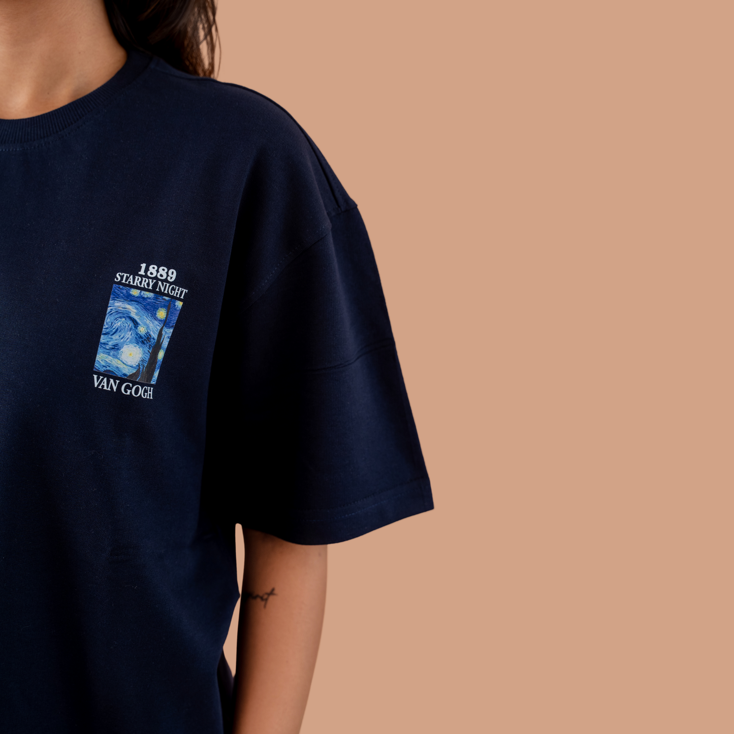 Starry State of Mind | Unisex Oversized Tee | French Terry Cotton 260 GSM