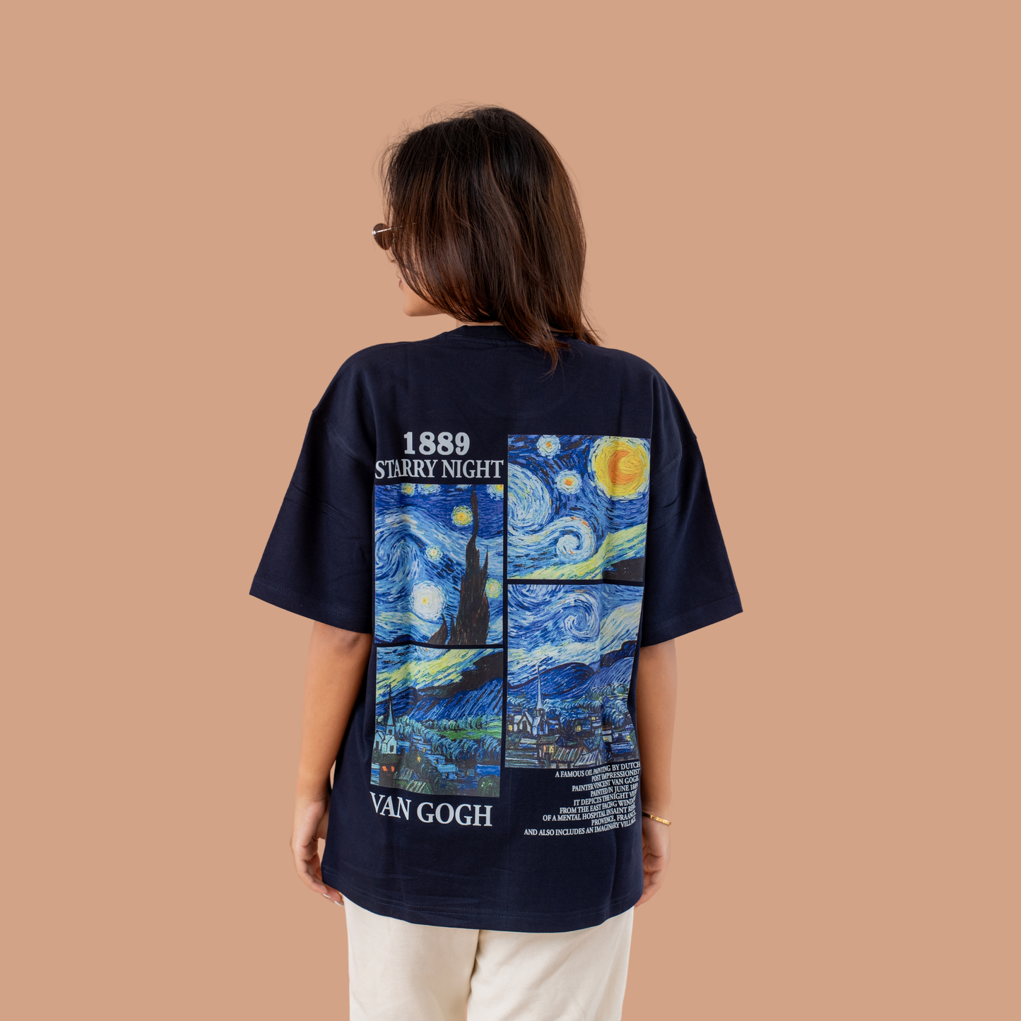 Starry State of Mind | Unisex Oversized Tee | French Terry Cotton 260 GSM