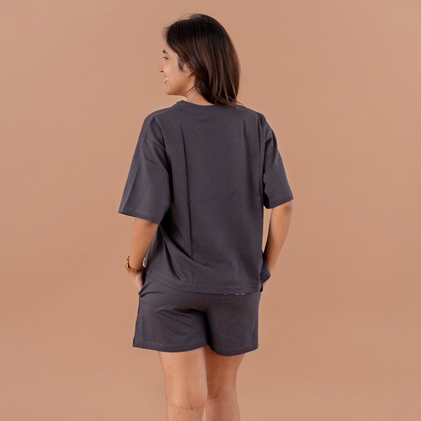 Peace Dealer - Oversized Co-ord | 100% Biowash Cotton | Relaxed Women Loungewear