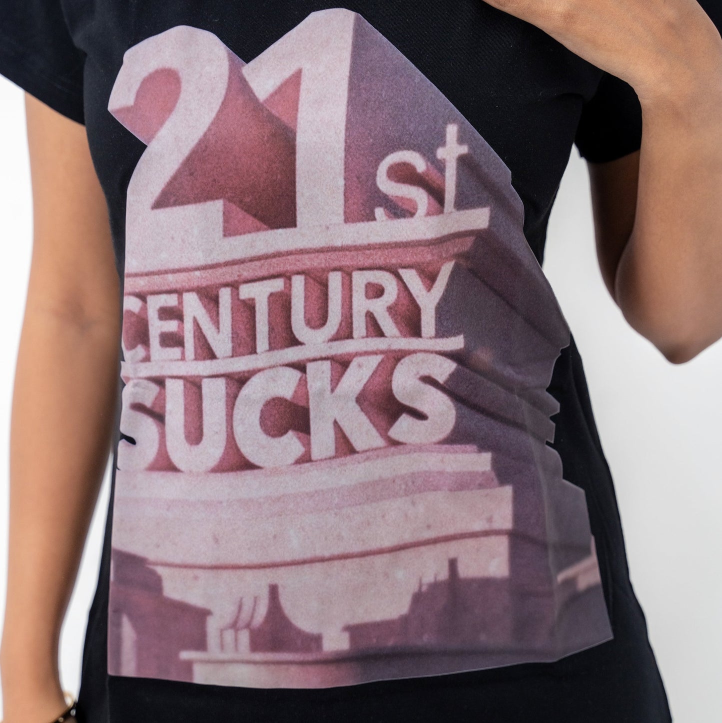 Modern Meltdown Long Tee | 100% Biowash Cotton | Women Loungewear