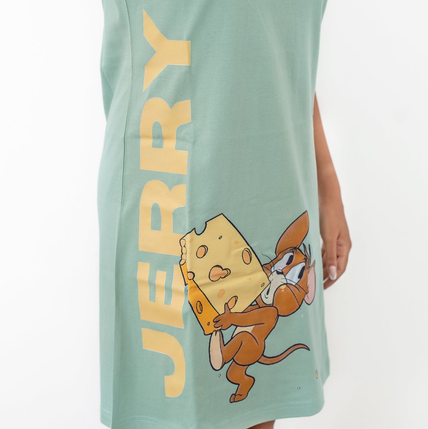 Cheese Please Long Tee | 100% Biowash Cotton | Relaxed Women Loungewear